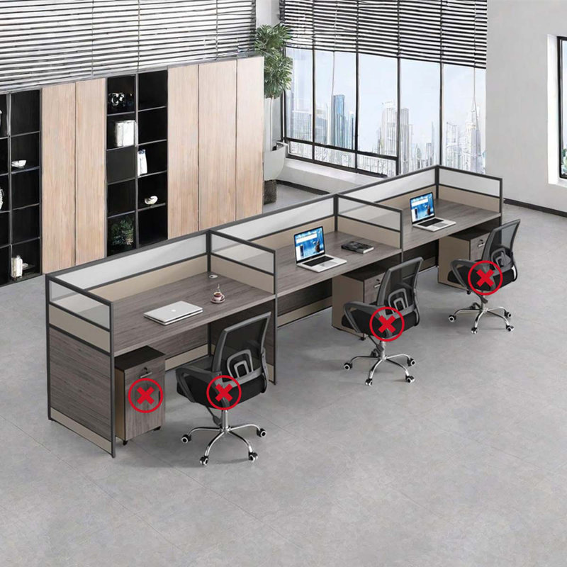Miland Rectangle 3 Person 141.73'' L Training Table