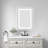 30" X 30" LED Bathroom Mirror With Front And Backlight, Wall Mounted Vanity Mirror With Aluminum Frame, Anti-Fog, Memory, 3 Colors, Stepless Dimmable-122278574-122873549