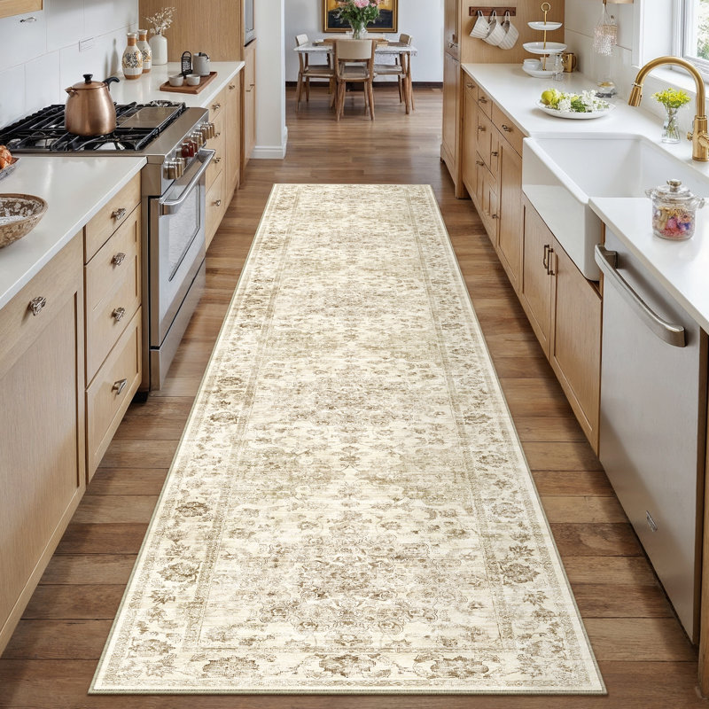 Oriental Area Rug, Runner 61 x 244 cm