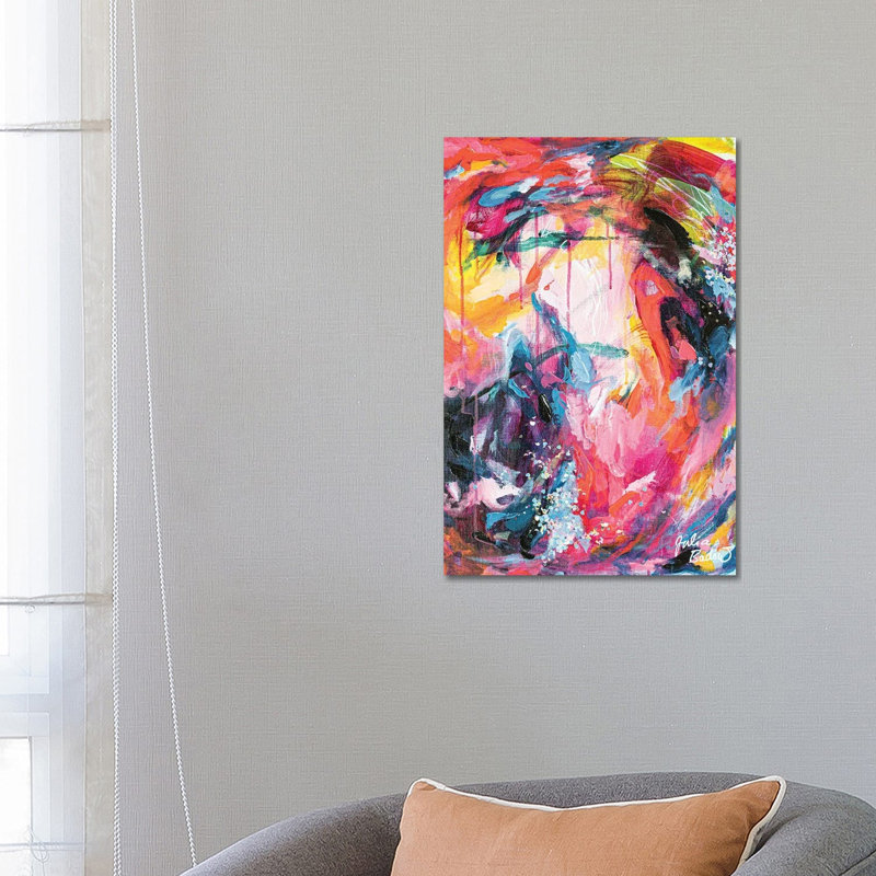 Look At All The Lights by Julia Badow - Wrapped Canvas Painting, 66.04 cm H x 45.72 cm W x 3.175 cm D