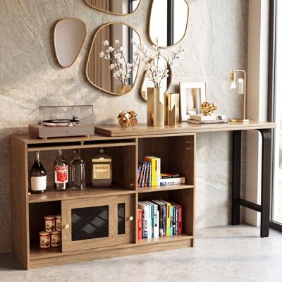91.7 Inch Mdf Buffet Sideboard With Storage Cabinets Drawers For Dining Room Kitchen, Modern Storage Cabinet