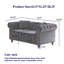 Canapé modulaire 63,5 po Chesterfield