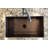 33" Hammered Single Basin Kitchen Sink-124971791