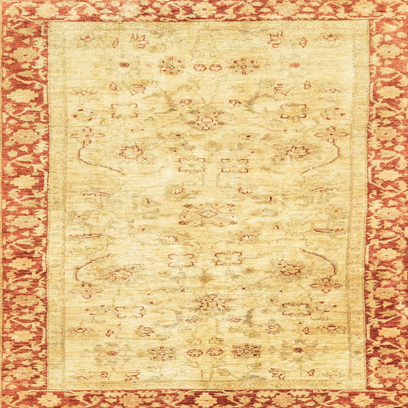 Tapis abstrait moderne 2964, Carré 5 pi