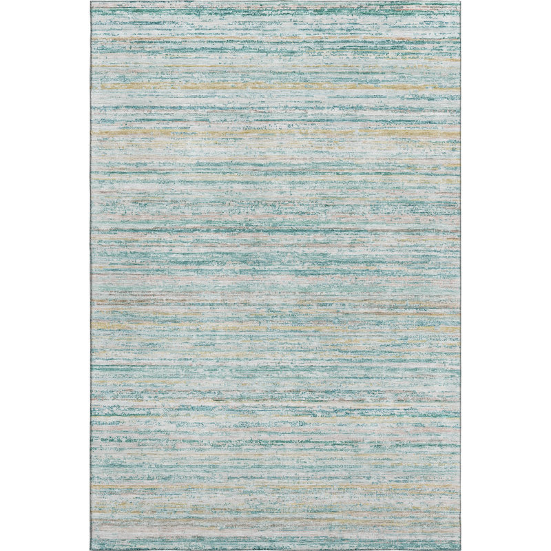 Premium Machine Washable Barry AMF1239 Stripes Rug, Rectangle 8' x 10'