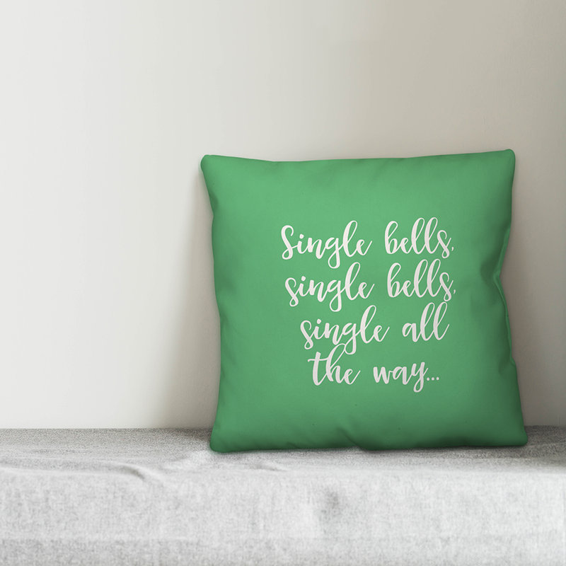  Coussin décoratif simple All the Way, Vert clair, Housse de coussin