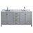 Cambridge 73'' Double Bathroom Vanity with Carrara Marble Top-26337892-132471237