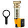 iSpring WSP50ARB Spin Down Sediment Water Filter, Reusable with Touch-Screen Auto Flushing Module and Built-in Housing Scraper, Brass Top Clear Housing, 50 Microns