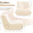 Button-Tufted Bean Bag Sofa