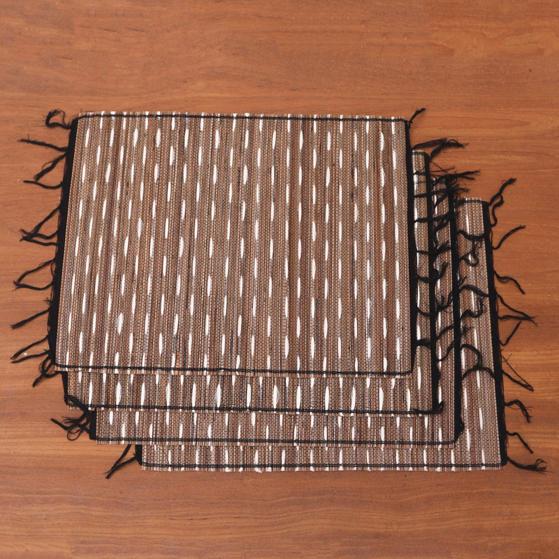 Thielo Cotton Striped Rectangle Placemat