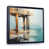 Black Floater Framed