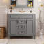 Meuble-lavabo moderne avec caractéristiques avancées pour un rangement élégant-450391317