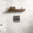 Natural Bianco 1" x 2" Herringbone / Chevron Mosaic Wall Tile-67852668