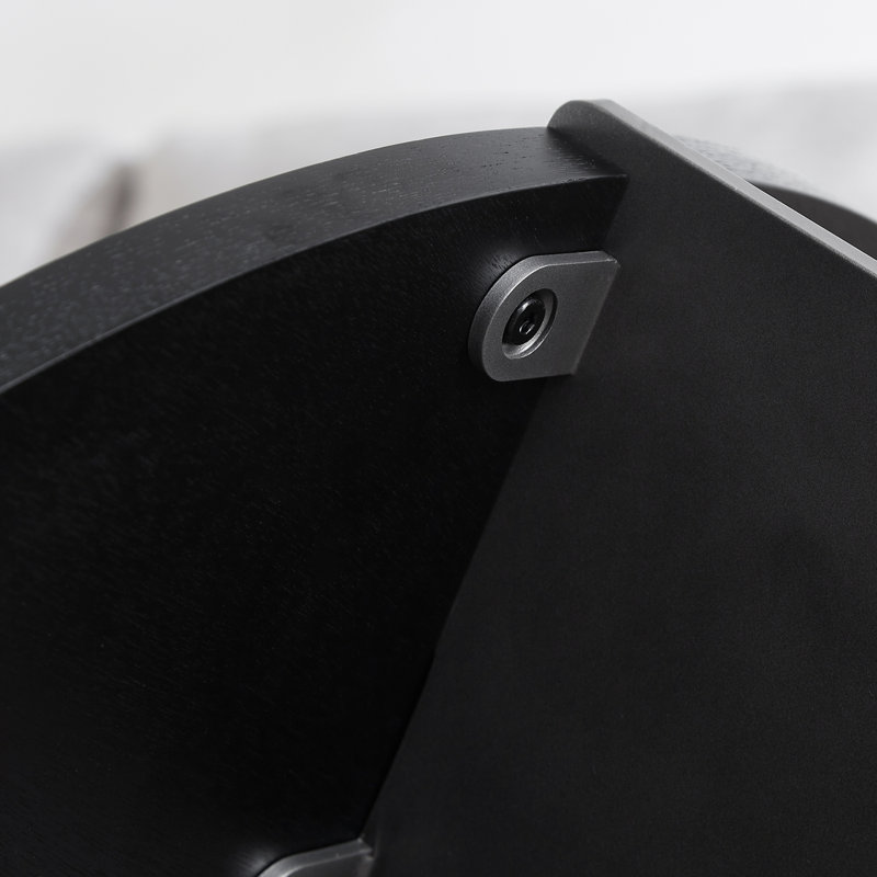 Table basse ronde, Noir