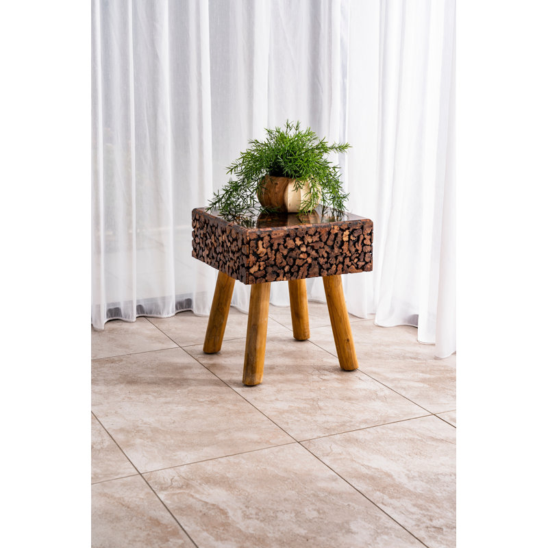Canary Square StoolResin Top