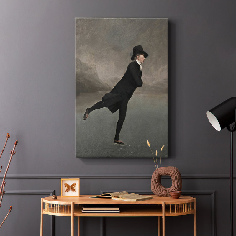 Impression de portrait rétro IV - galerie Cavas, H 18 po x l 12 po
