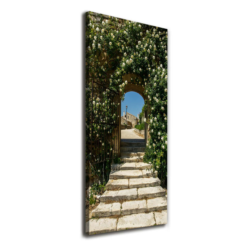 Floral Arch - Wrapped Canvas Print