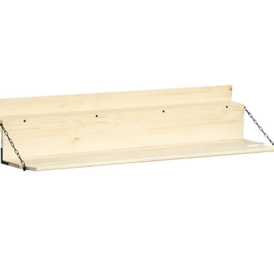 Table de bricolage suspendue, bureau en bois d'épinette pliable
