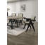 Chaises de salle à manger 2 pièces de couleur contemporaine avec accoudoirs rembourrés en tissu clair-232344106-232344104