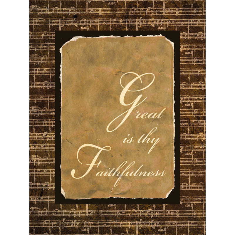 Hymn Faithful - impression sur toile tendue, H 16 po x l 12 po
