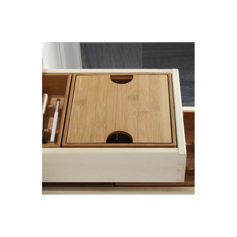 1.81"H x 8.69"W x 8.25"D Drawer Organizer