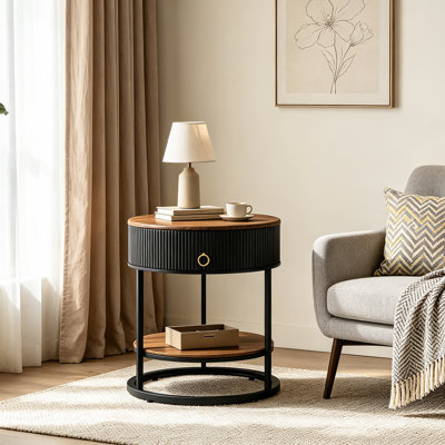 Table de bout avec rangement Frame