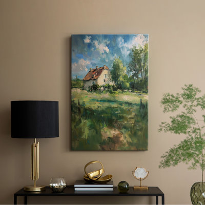 LANDSCAPES Series XCIX - Toile tendue avec châssis de qualité supérieure - Prêt à être accroché