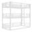 Twin Xl Over Twin Xl Over Twin Xl Bunk Bed, Metal Triple Bunk Bed With Safety Guardrails, Heavy-Duty Bunk Bed With Noise-Reduced Design, White-1685476717-1685476716