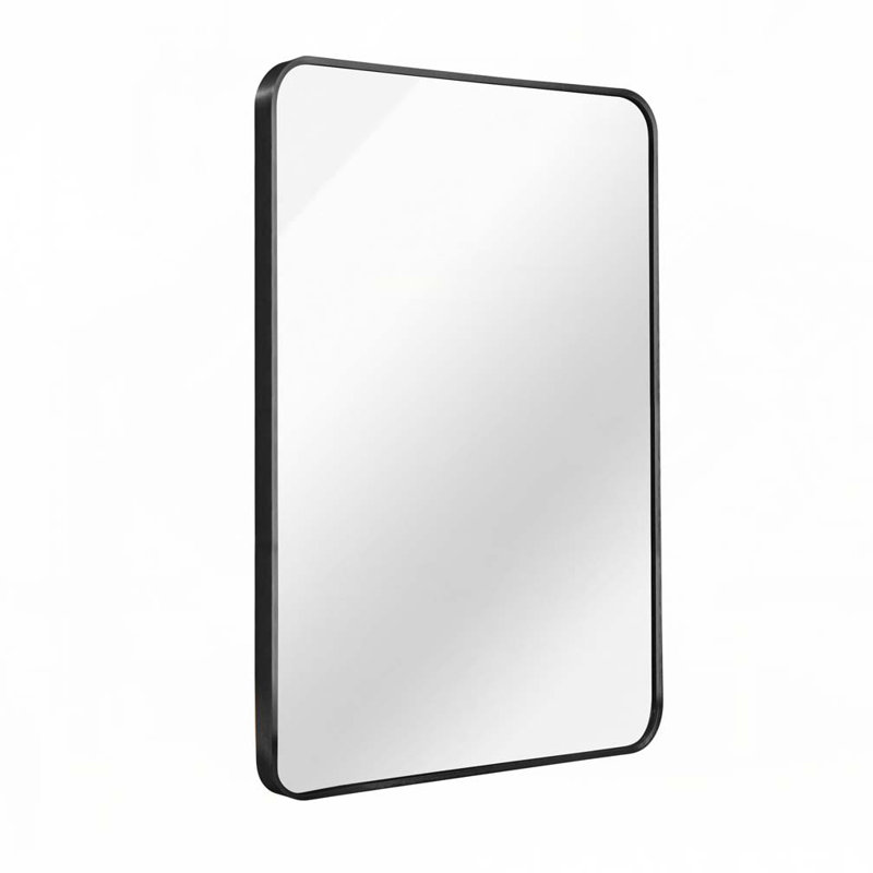 Mirror, Black, 24" x36", Rectangle
