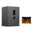 75mm Plate Steel Fingerprint Safe With Glass Partition, Hidden Storage & Alarm System – Fireproof Home/office Vault