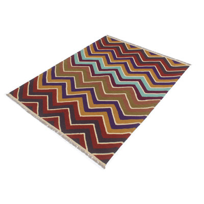 Ceporah Wool Chevron Rug