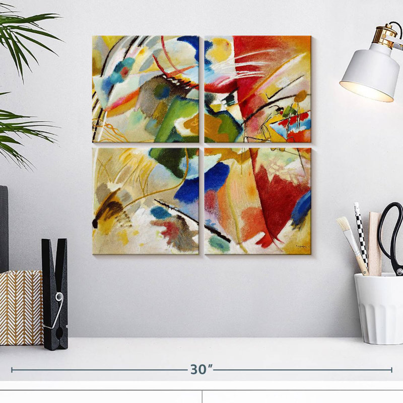 Peinture avec centre vert