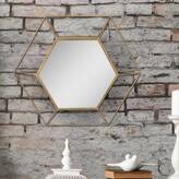 Mercer41 Glasser Metal Flat Wall Mirror & Reviews | Wayfair