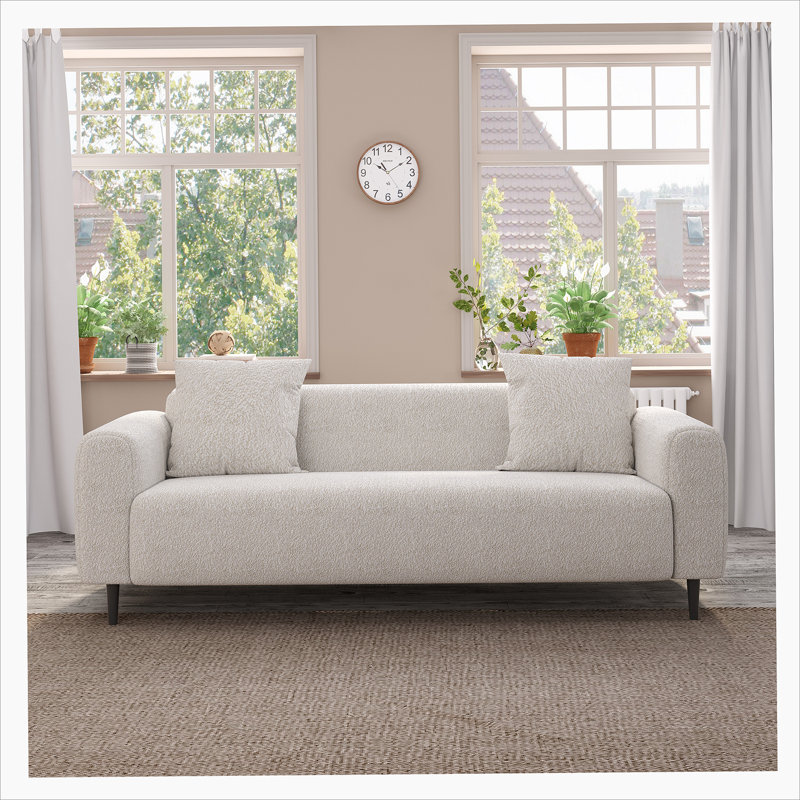 77.2? Large size two Seat Upholstered Sofa