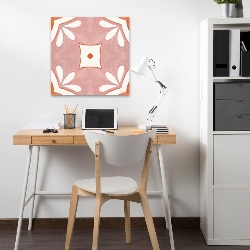 Motif géométrique contemporain Southwest Tile II, H 18 po x l 18 po