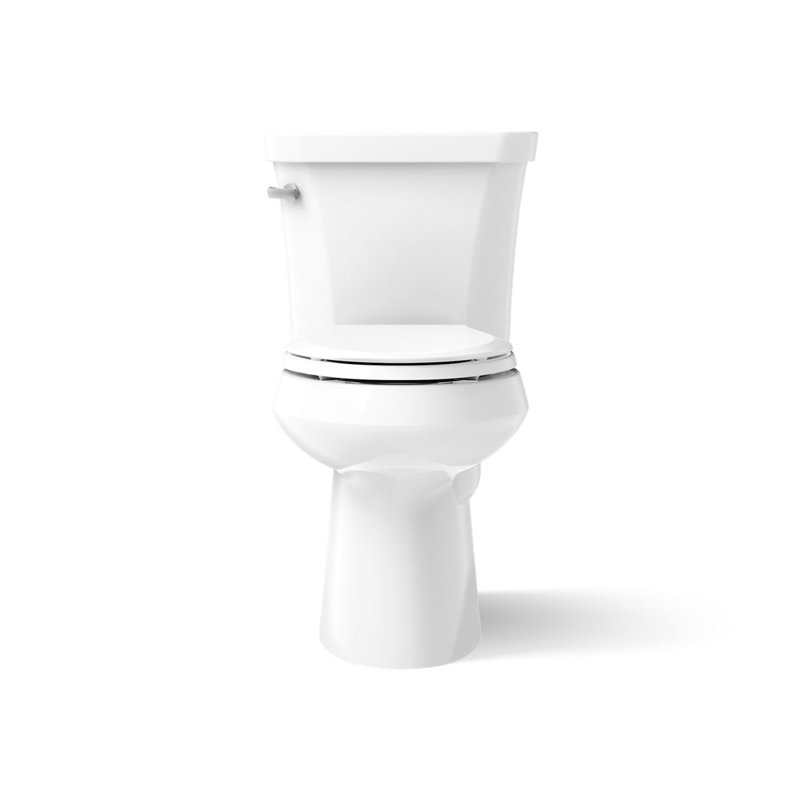 Highline Elongated Two-Piece toilet, No, Left-Hand, White