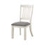 Ensemble repas 7 pièces avec 6 tiroirs et 6 chaises d'appoint de style décontracté-1967822365