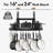 Delauter Hanging Ceiling Pot Rack 34-Inch for Kitchen with 20 S Hooks-163934981