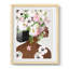 Motif floral - impression encadrée