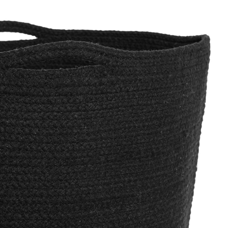Panier utilitaire en tissu, Noir