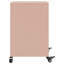 Quammen 36cm W Steel Bedside Table-474298737