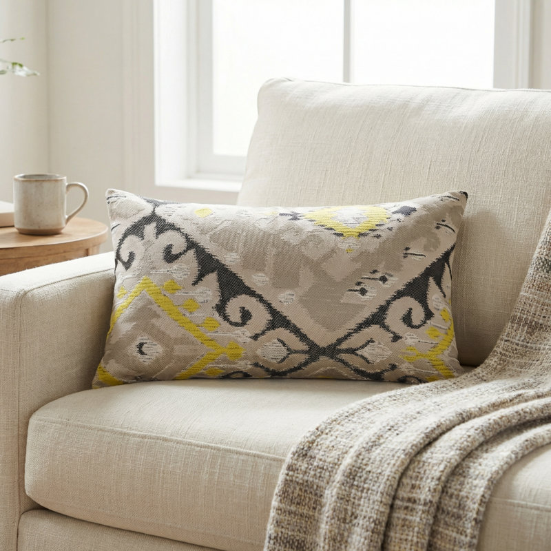 Isabis Plush Lumbar Indoor/Outdoor Pillow Cover & Insert