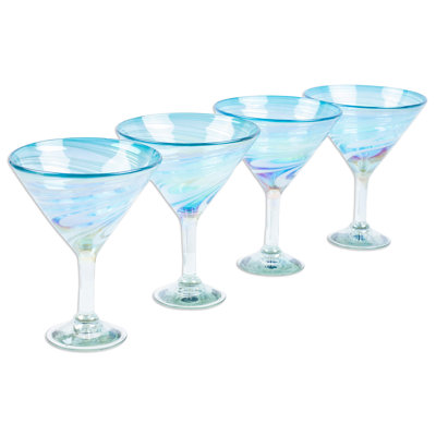 Bassik 11 oz. Handmade Martini Glass Set
