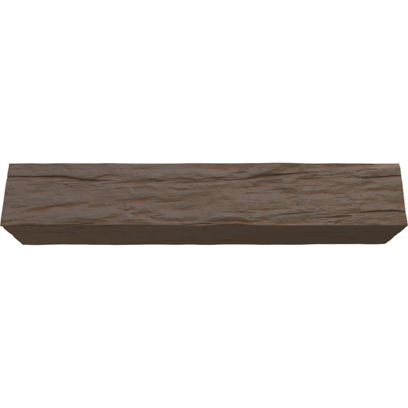 Cedar Bark Faux Wood Beam 10"H x 4"W x 8'L