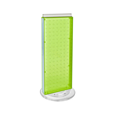 Revolving 8"W x 20.625"H Pegboard Counter Display
