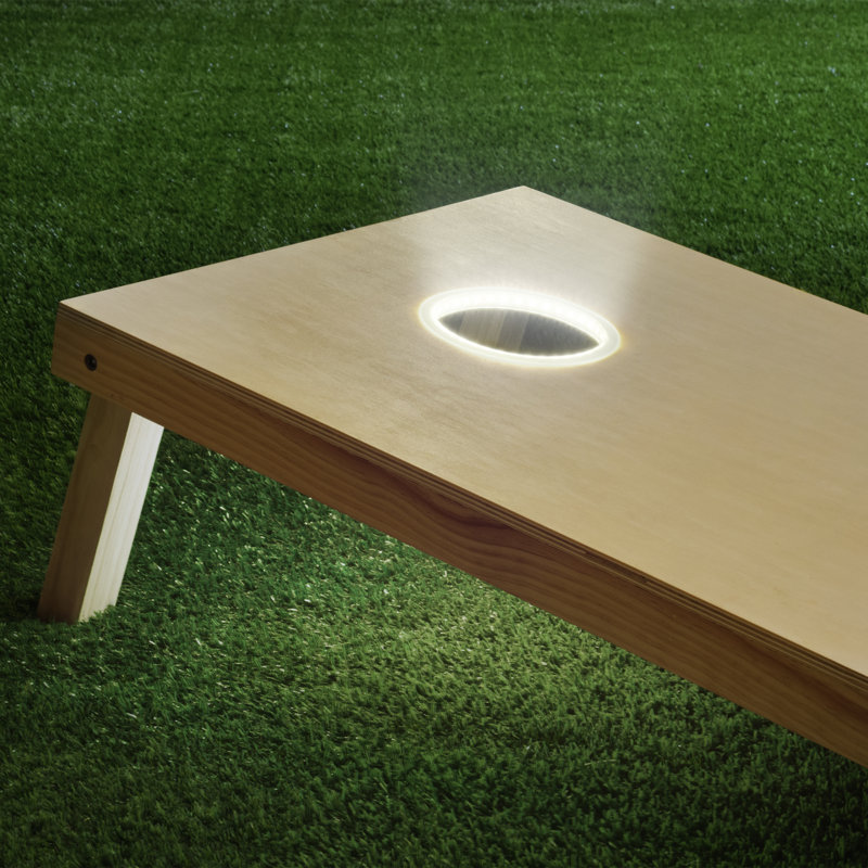 Ensemble d'éclairage cornhole, blanc