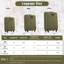 Ensemble de 3 valises extensibles Softside Valise