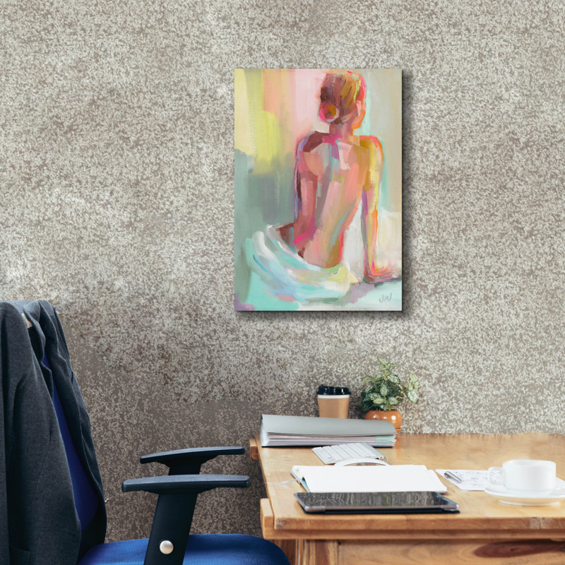 «Woman Posing» par Jenny Westenhofer, H 26 po x l 18 po x P 0,75 po