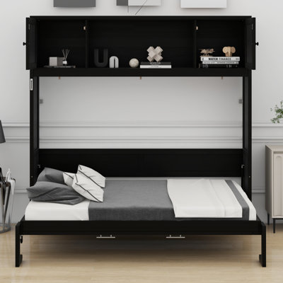 Lit escamotable avec armoires de rangement