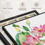 Grappe de lotus rose, reproduction sur toile-102358216